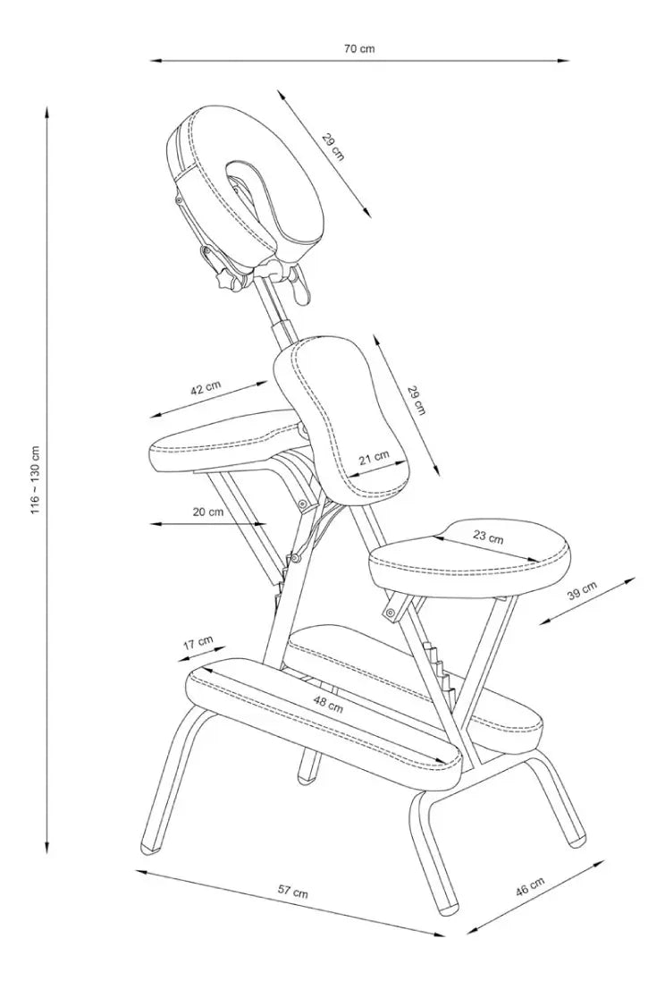 Silla de Masajes Portátil Plegable