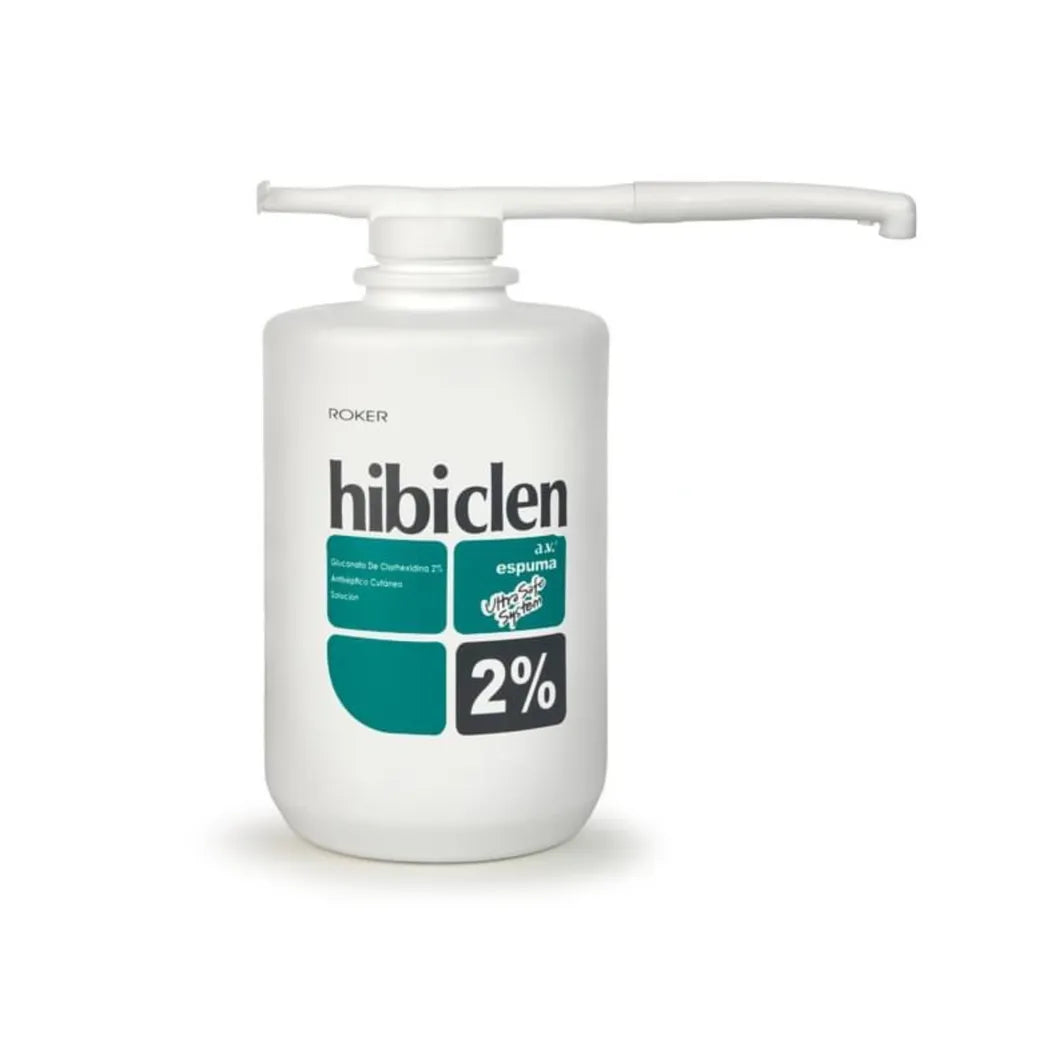 HIBICLEN 2% : Gluconato de clorhexidina al 2% frasco 1L c.c + dispositivo pedal